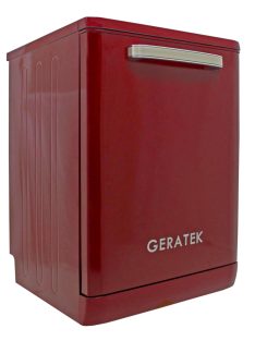   Geratek GS6200WR szépséghibás bordó színű 12 terítékes retro mosogatógép