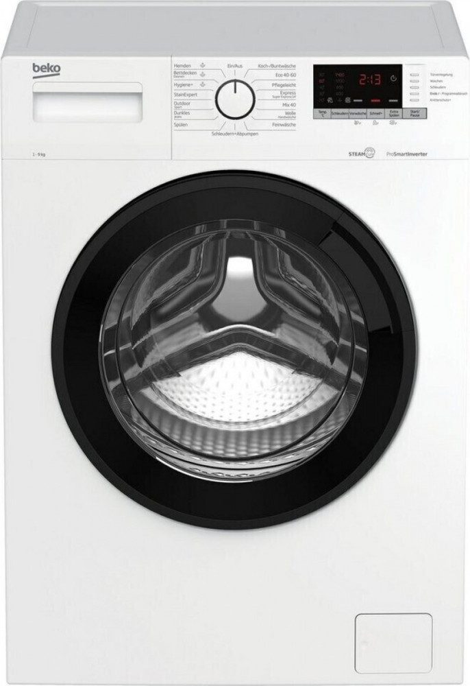 Beko WMO922 inverteres gőzölős 9kg szépséghibás elöltöltős mosógép