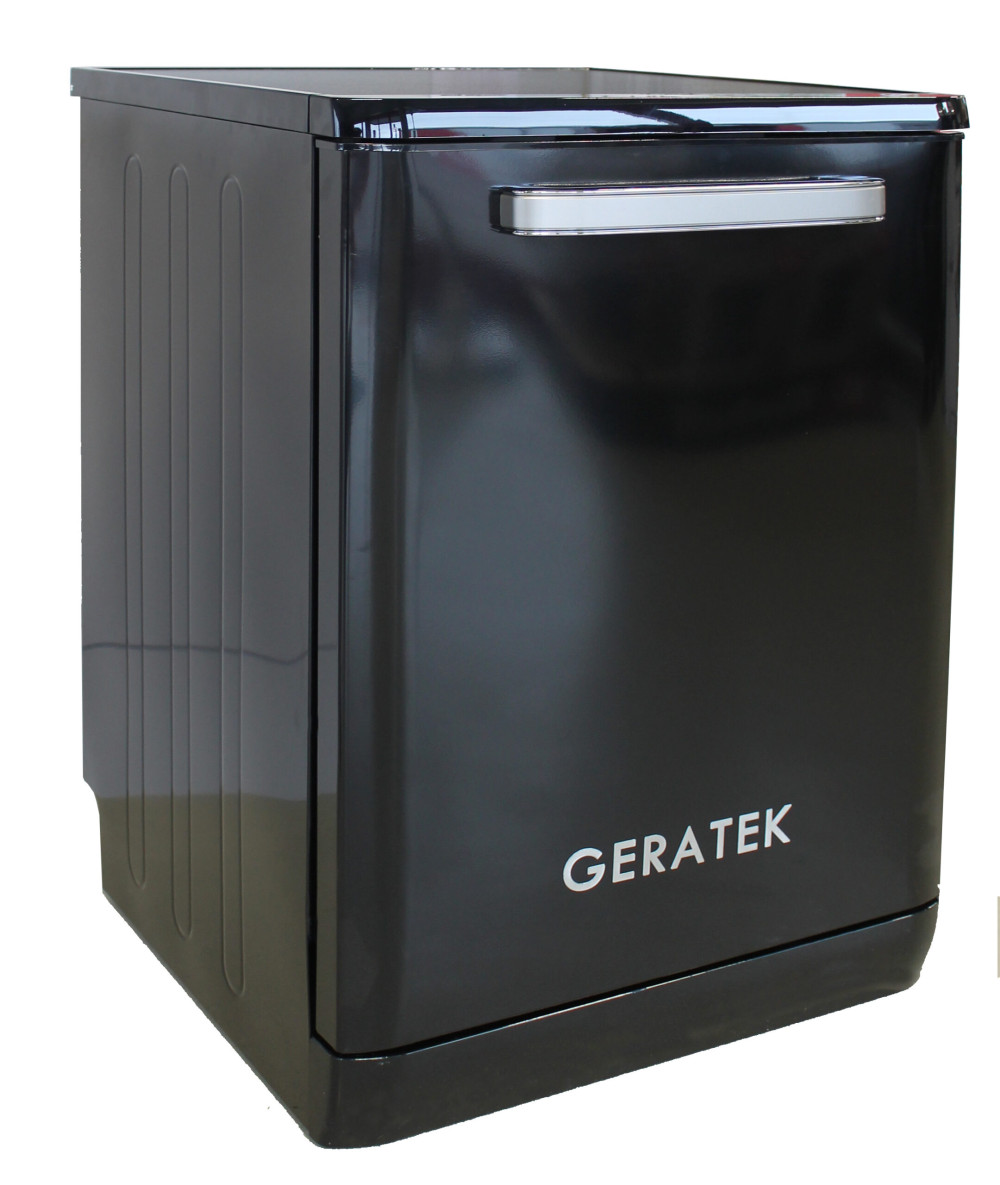 Geratek GS6200B szépséghibás fekete 12 terítékes retro mosogatógép
